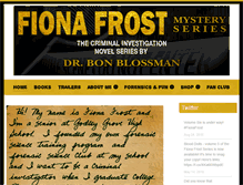 Tablet Screenshot of fionafrost.com